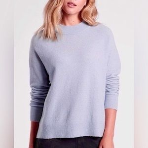 Athleta Hawthorne Crew Neck Merino Wool Sweater Light Blue Women’s Size M